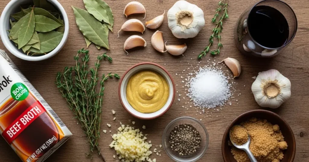 INGREDIENTES PARA PERNIL HORNEADO