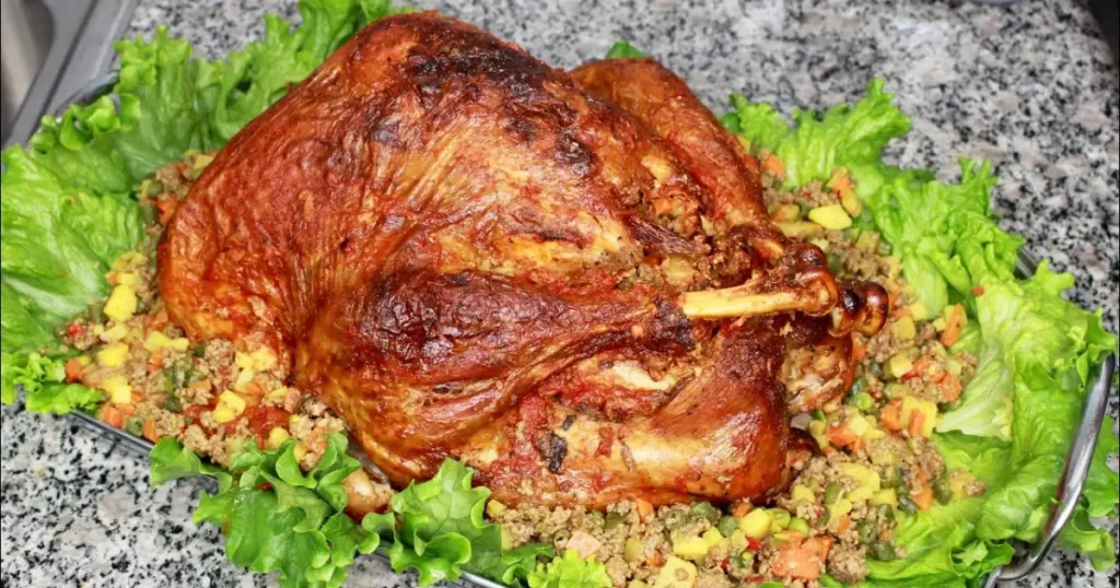 PAVO RELLENO PARA CENA DE NAVIDAD EN GUATEMALA