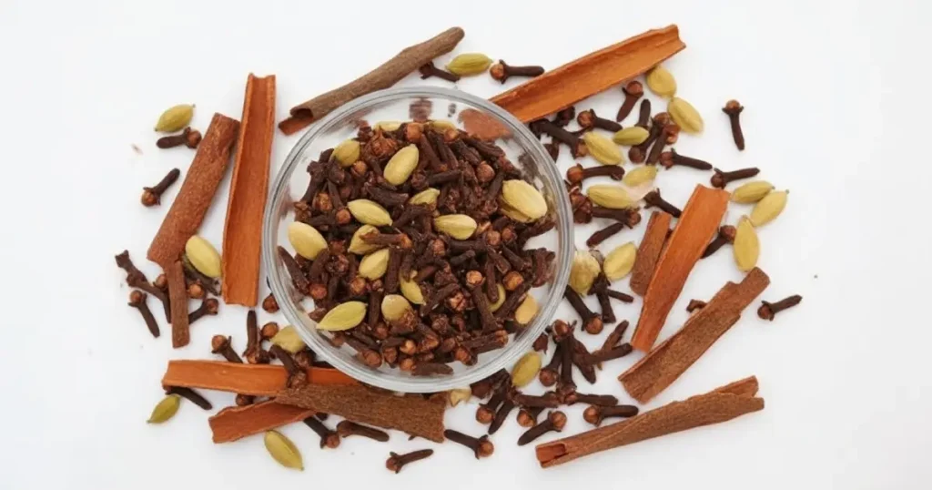 CINNAMON CLOVES AND CARDAMOM