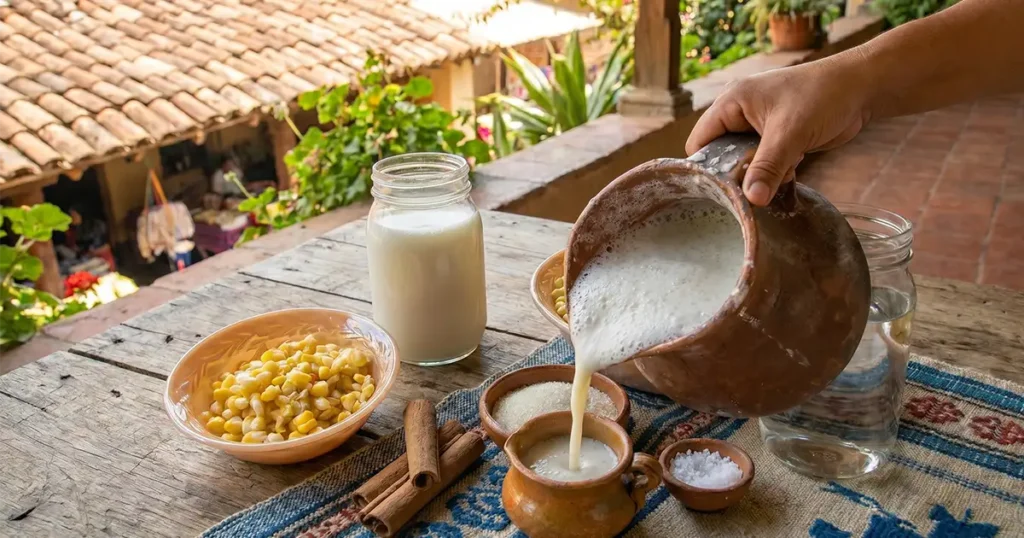 How to make corn atole