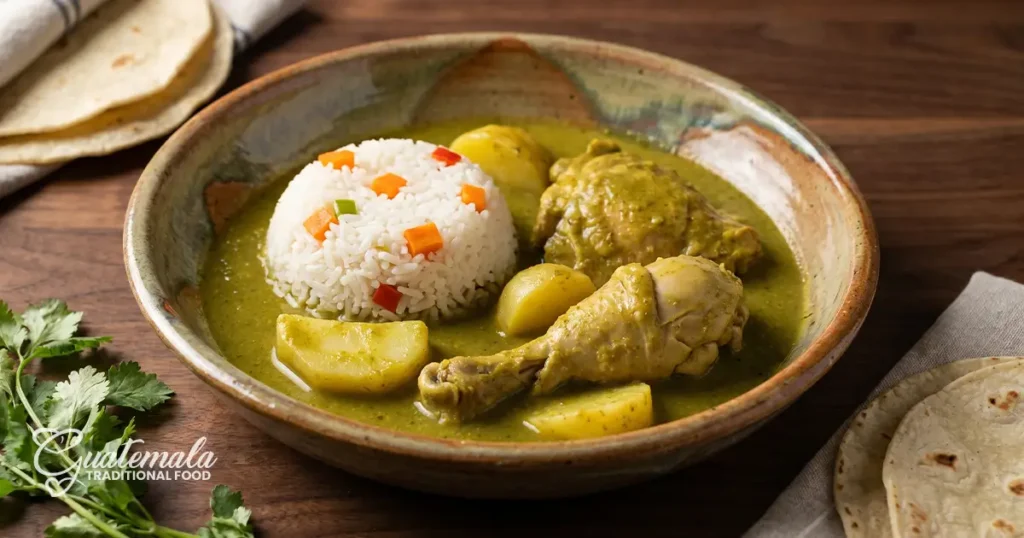 Pollo en jocon guatemalteco