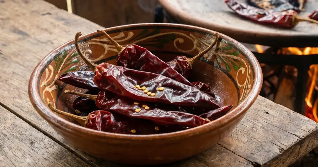 What is chile guaque and what is its heat level?