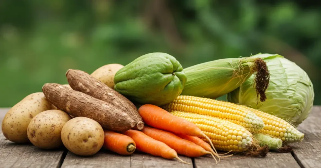 A Harvest of Vegetables