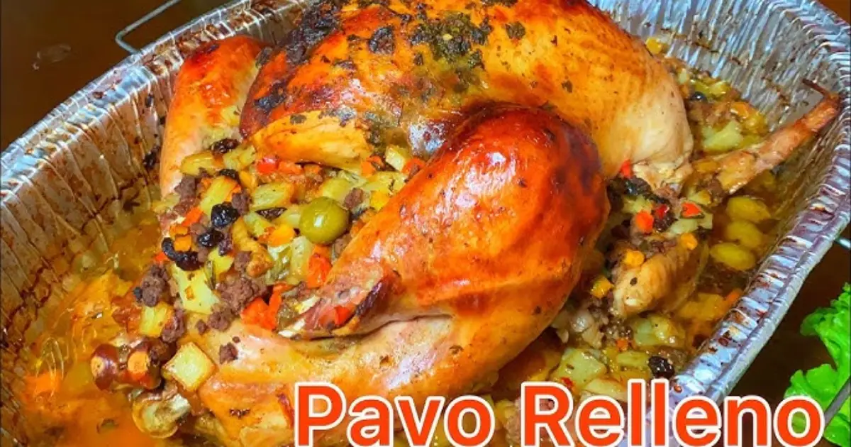 PAVO RELLENO PARA CENA DE NAVIDAD