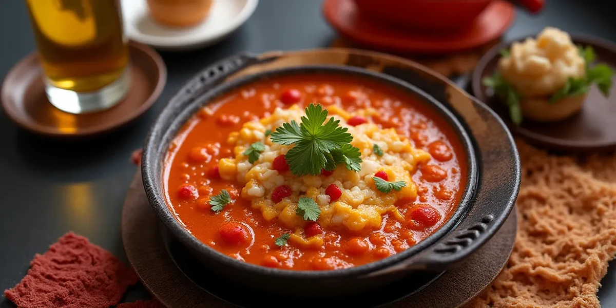 Detailed close-up of food at 7 Caldos Restaurante: Sabor y Cultura en Quetzaltenango - Restaurantes