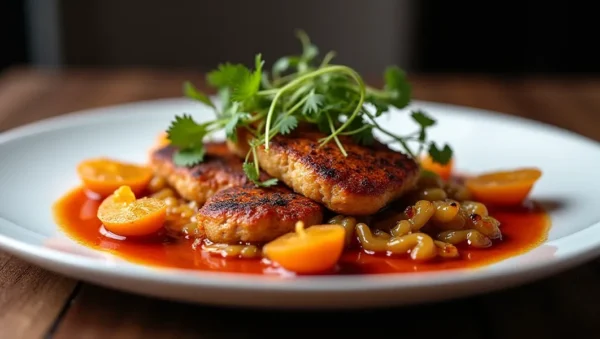 Main dish or facade of Angie Angie Cafearte: Sabores Únicos en Antigua Guatemala - Restaurantes, traditional Guatemalan food