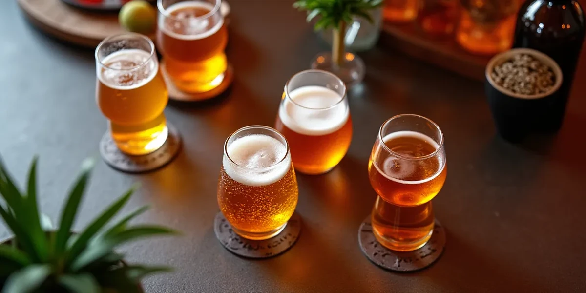 Detailed close-up of food at Antigua Brewing Company: Cervezas y Vistas en Guatemala - Bebidas