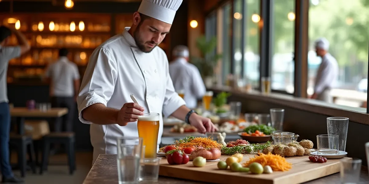 Drink or dessert presentation at Antigua Brewing Company: Cervezas y Vistas en Guatemala - Bebidas