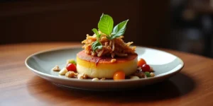 Main dish or facade of Artista de Café: Trendy Coffee Shop en Antigua Guatemala - Cultura, traditional Guatemalan food