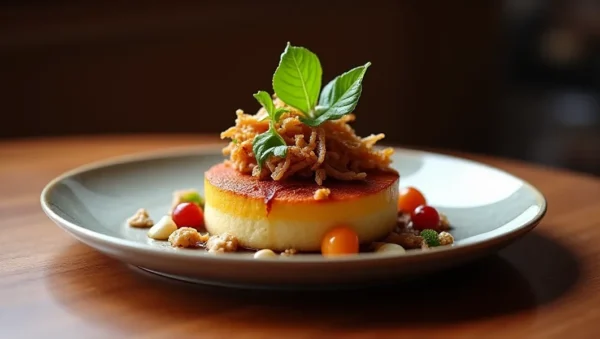 Main dish or facade of Artista de Café: Trendy Coffee Shop en Antigua Guatemala - Cultura, traditional Guatemalan food