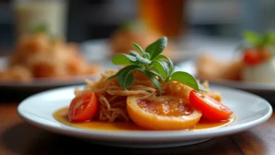 Main dish or facade of Café Atrio: Chill Vibes y Deliciosos Postres en Guatemala - Postres, traditional Guatemalan food