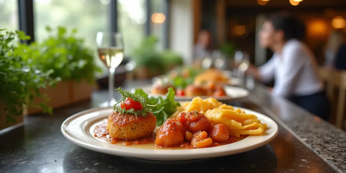 Drink or dessert presentation at Carmona Trails: Deliciosa Comida en un Encantador Jardín - Gastronomía