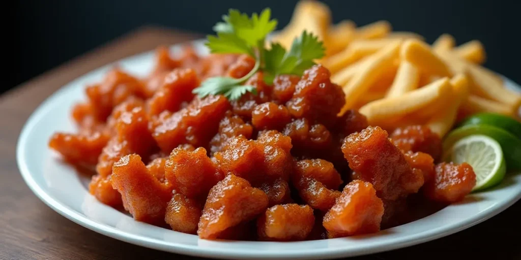 Main dish or facade of Delicious Carnitas y Chicharrones Near Me en Guatemala - Gastronomía, traditional Guatemalan food