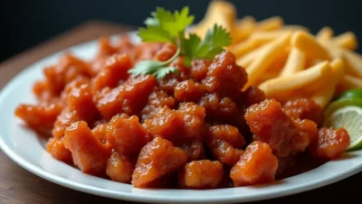 Main dish or facade of Delicious Carnitas y Chicharrones Near Me en Guatemala - Gastronomía, traditional Guatemalan food