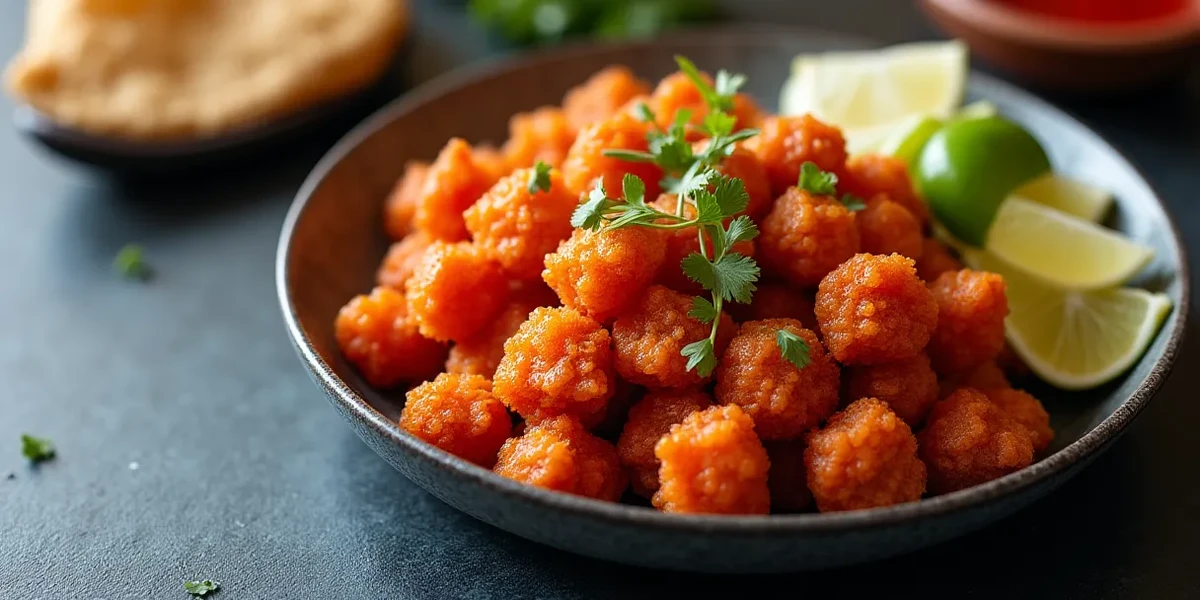 Detailed close-up of food at Delicious Carnitas y Chicharrones Near Me en Guatemala - Gastronomía