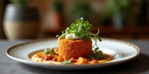 Main dish or facade of Garden Café at Casa Donya: Un Oasis en Antigua - Turismo, traditional Guatemalan food