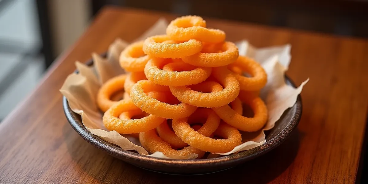 Detailed close-up of food at Churros Feria en Sololá: Delicias Guatemaltecas Seguras - Postres
