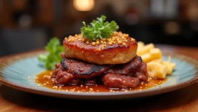 Main dish or facade of Delicious BBQ at El Ganadero Restaurante en San Lucas - Restaurantes, traditional Guatemalan food