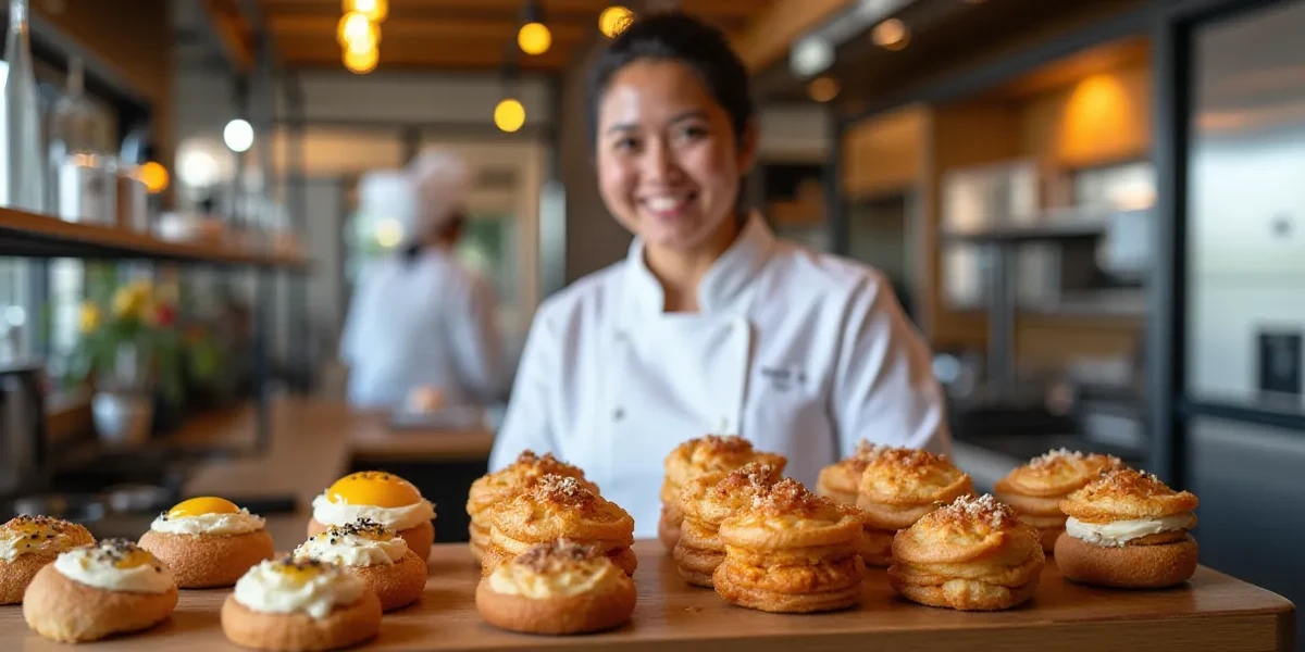 Drink or dessert presentation at El Quetzal Bakery: Sabor Guatemalteco en Houston, TX - Gastronomía