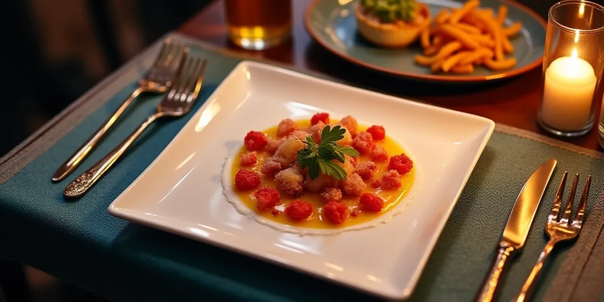 Detailed close-up of food at Epicure Antigua: Gluten-Free Delights en Guatemala Menu - Gastronomía