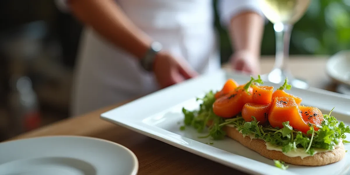 Drink or dessert presentation at Epicure Antigua: Gluten-Free Delights en Guatemala Menu - Gastronomía