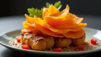 Main dish or facade of Delicious Flores Que Se Comen: Flor de Pito en Guatemala - Gastronomía, traditional Guatemalan food