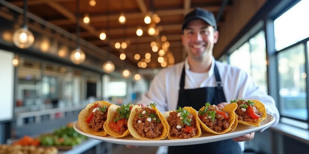 Drink or dessert presentation at Garcias Taco Bar: Authentic Guatemala Food Truck Delights - Gastronomía