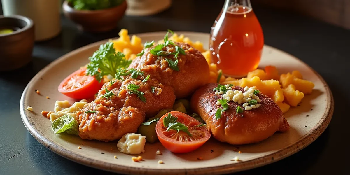 Detailed close-up of food at Saurios: El Cool Restaurante de Dinosaurios en Guatemala - Restaurantes