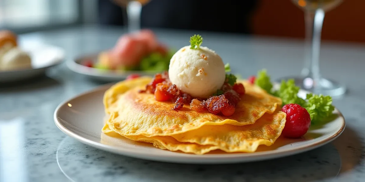 Drink or dessert presentation at La Crepette: Un Café Francés con Sabor Guatemalteco - Restaurantes