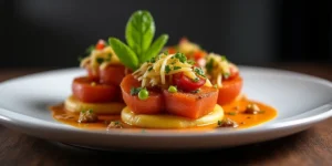 Main dish or facade of La Cueva de los Urquizú: Savor Guatemalan Flavors - Gastronomía, traditional Guatemalan food