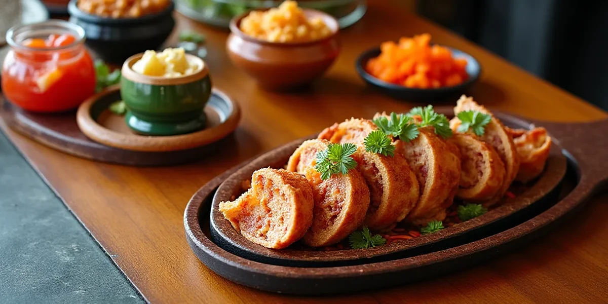Detailed close-up of food at La Guatemalteca Emy: Tu Tienda Guatemalteca en Dallas - Turismo