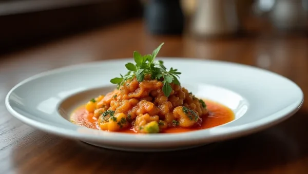 Main dish or facade of La Hacienda de San Miguel: Sabor y Estilo Colonial - Gastronomía, traditional Guatemalan food