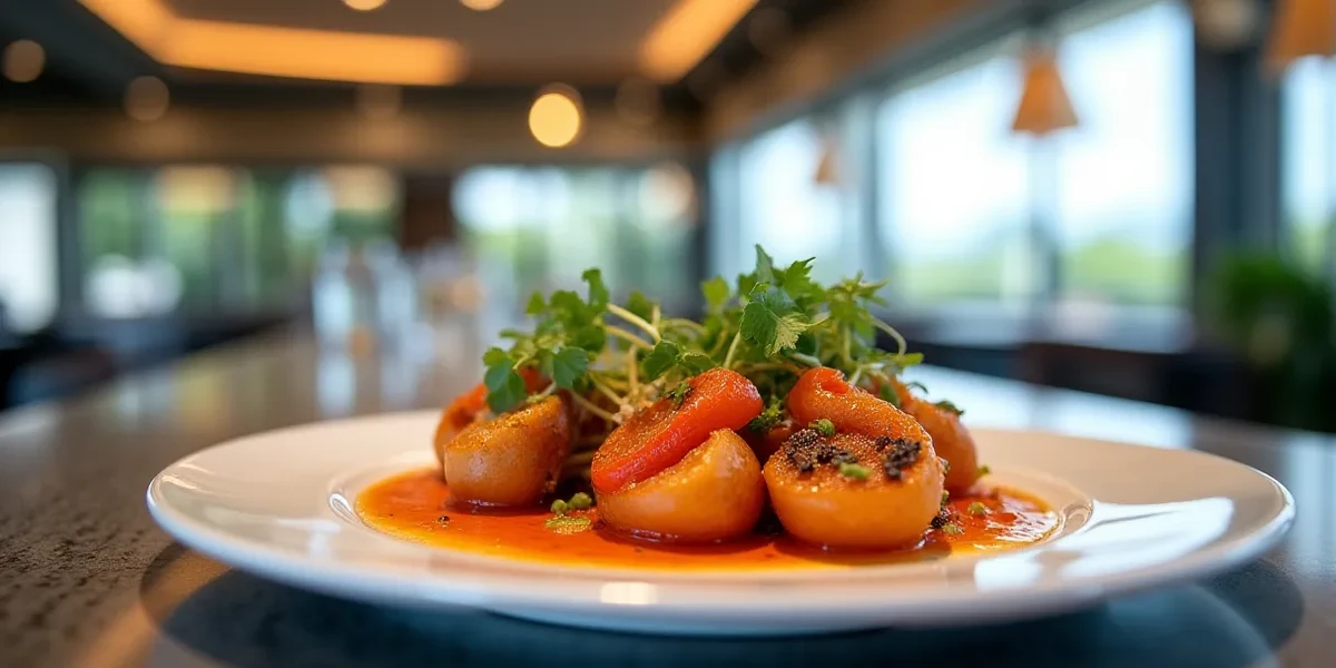 Drink or dessert presentation at La Pesca Hotel Puerto Barrios: Sabores y Precios Increíbles - Restaurantes