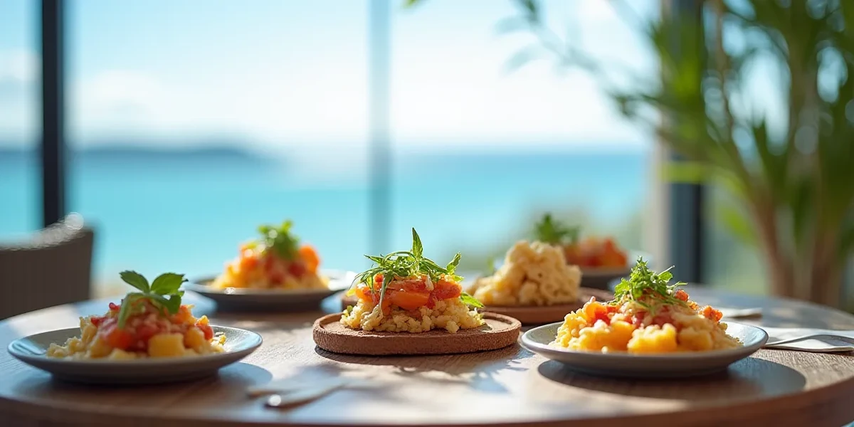 Drink or dessert presentation at Aventura y Sabor en El Malecón Restaurante en Catarina - Restaurantes