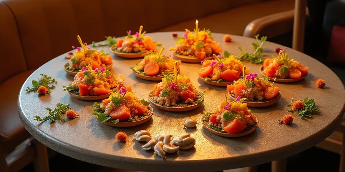 Detailed close-up of food at Delicious Moments at Maracuyá Flores: Un Restaurante Único - Restaurantes