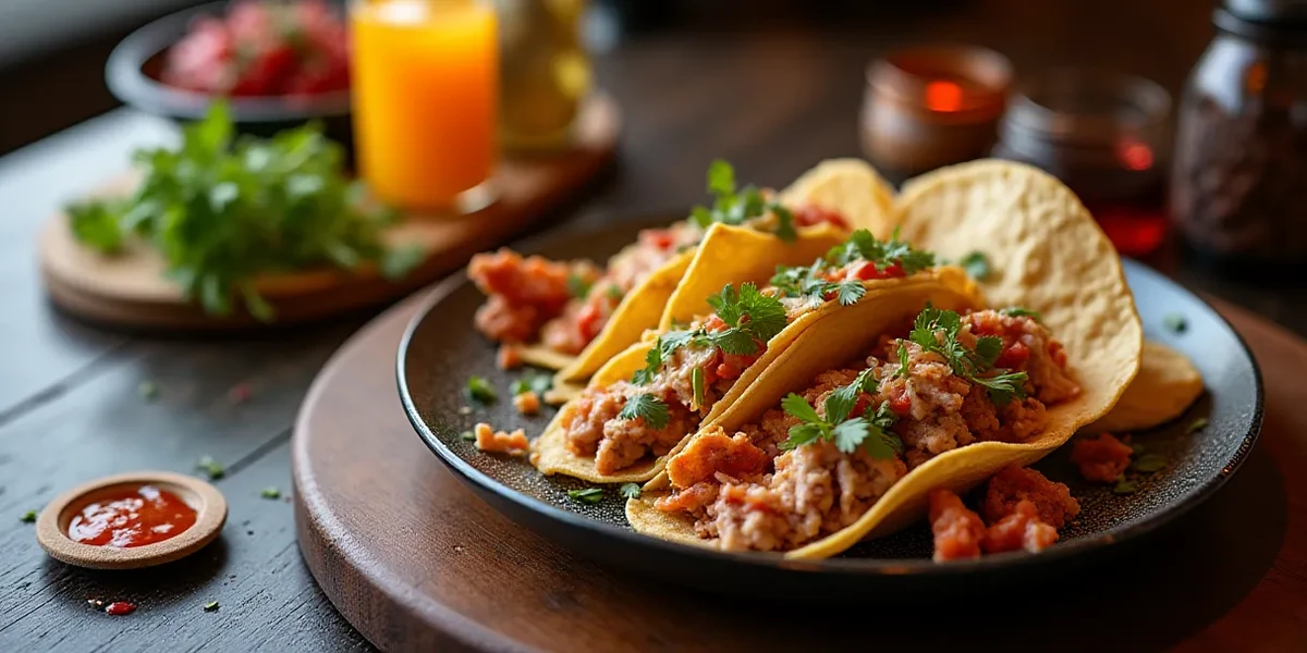 Detailed close-up of food at Mexico Lindo y Qué Rico: Taste the Heart of México - Gastronomía