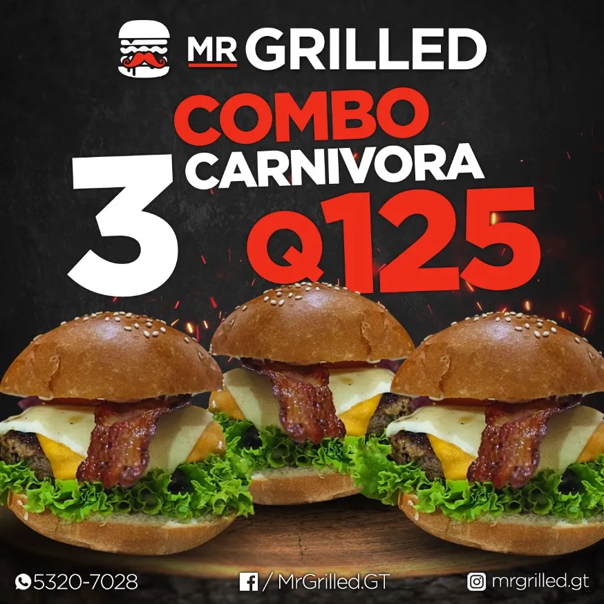 Mr Grilled: Hamburguesas Gigantes y Fotos de Mr Grilled