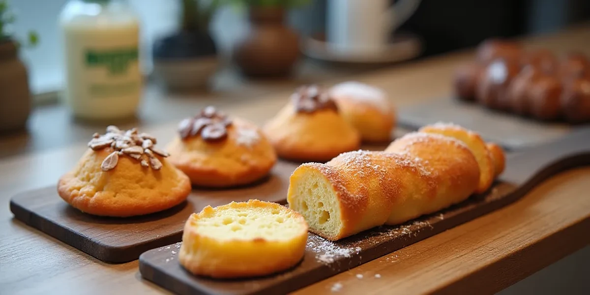 Drink or dessert presentation at Brunch y Panadería Cayala en Recién Horneado, Guatemala - Restaurantes