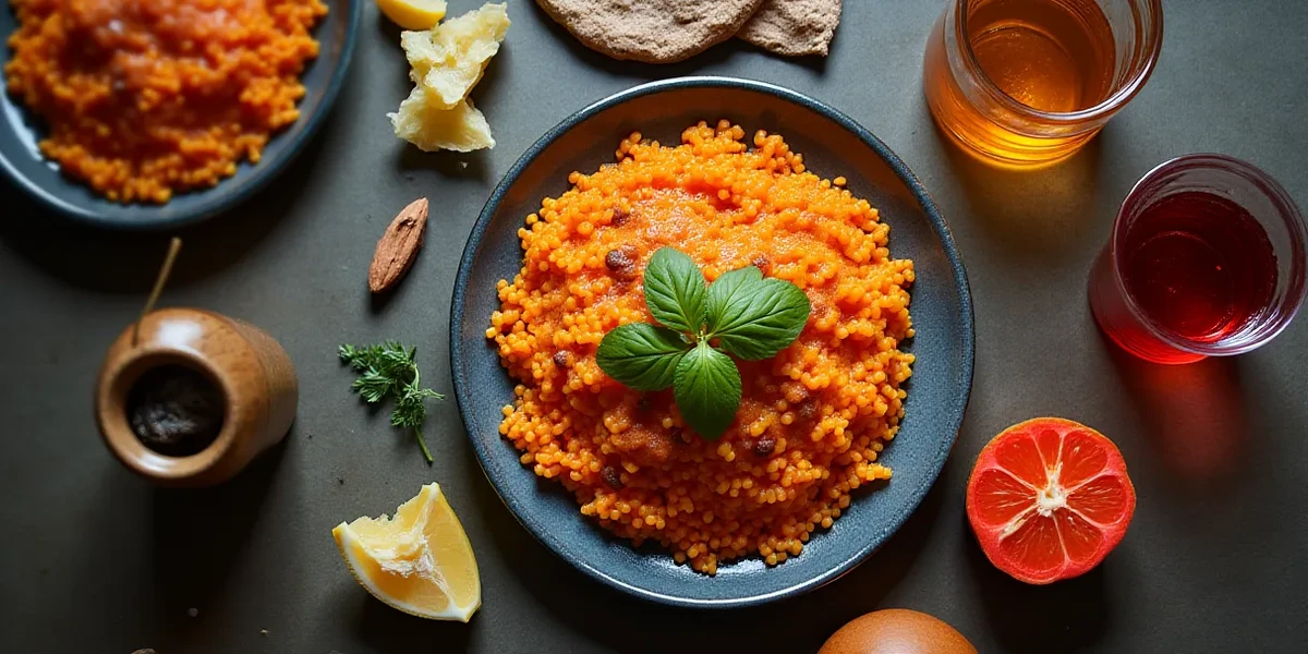 Detailed close-up of food at Culinary Joyas en Pasaje Rubio: Gastronomía y Historia - Gastronomía