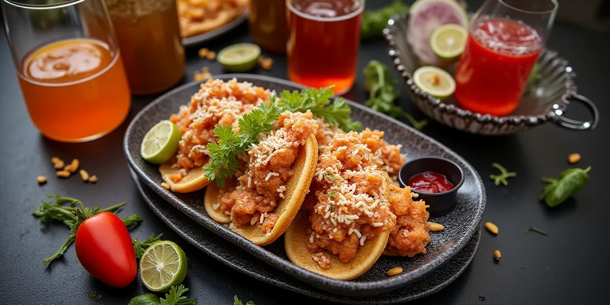 Detailed close-up of food at El Patio de la Primera: Delicioso Menú Familiar en Guatemala - Restaurantes