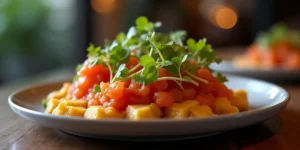 Main dish or facade of Flights de Vinoteca: Wine & Food en Plaza Fontabella Guatemala - Gastronomía, traditional Guatemalan food