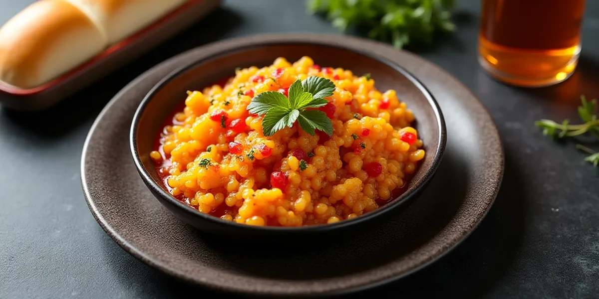 Detailed close-up of food at Delicious Platos Típicos Guatemaltecos: Recados y Sabores - Gastronomía