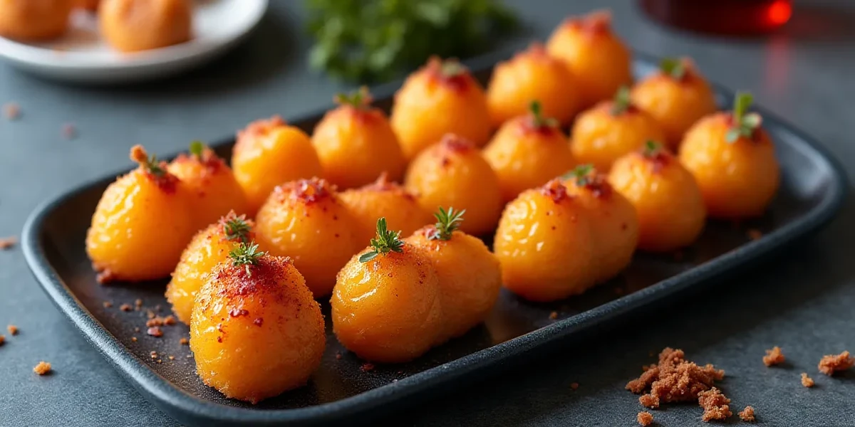 Detailed close-up of food at Delicious Rellenitos: Guatemalan Sweet Treats to Savor - Postres