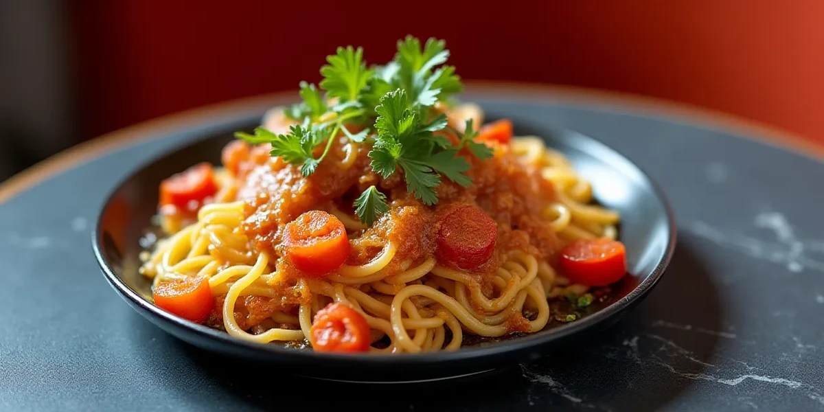 Detailed close-up of food at Restaurante La Santa: Comida Deliciosa en Antigua - Restaurantes