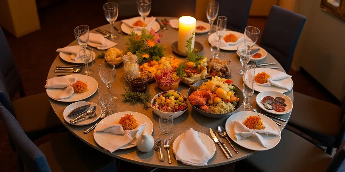 Detailed close-up of food at Experience Vista Quince: El Restaurant Giratorio en Guatemala - Restaurantes