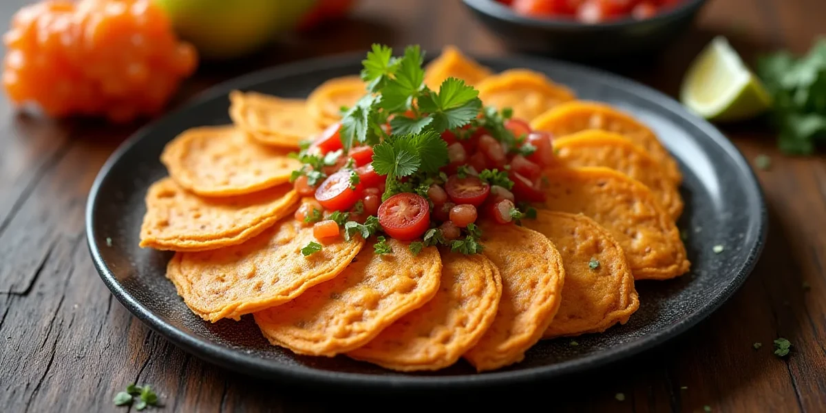 Detailed close-up of food at Rincón Zacapaneco: Tortillas de Harina en la Ciudad - Gastronomía