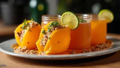 Main dish or facade of Disfruta los Sabores de Quezalteca Piña este Verano - Bebidas, traditional Guatemalan food