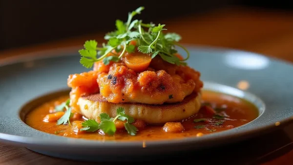 Main dish or facade of El Tenedor del Cerro: Comida y Vistas en Antigua Guatemala - Restaurantes, traditional Guatemalan food