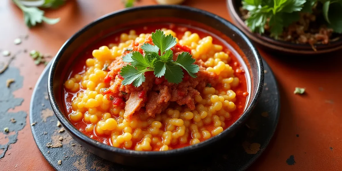 Detailed close-up of food at Tienda Guatemalteca El Quetzalito: Sabor de Guatemala! - Gastronomía