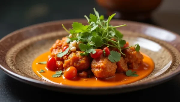 Main dish or facade of Toko Baru: Sabores del Mundo en Antigua Guatemala - Gastronomía, traditional Guatemalan food